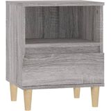 Nachttisch Grau Sonoma 40x35x50 cm Vidaxl