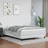 Bettgestell Weiß 140x190 cm Kunstleder Vidaxl