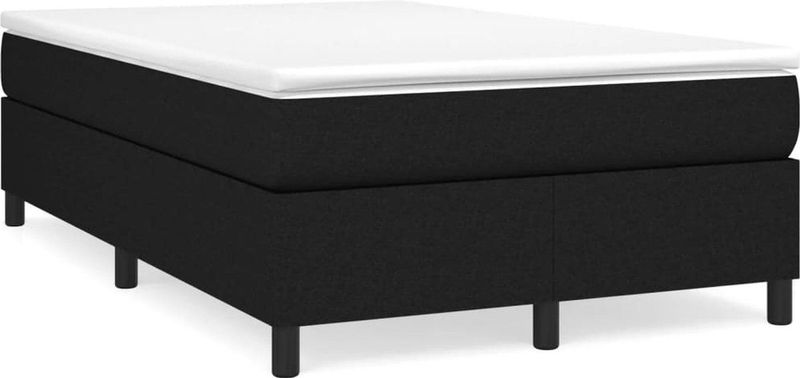 Bettgestell Schwarz 120x200 cm Stoff Vidaxl