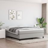 Vidaxl - Bettgestell ohne Matratze Hellgrau 180x200 cm Stoff