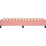 vidaXL Bettgestell Rosa 90x190 cm Samt