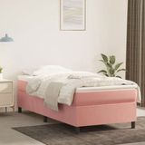 Bettgestell Rosa 90x190 cm Samt vidaXL