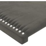 vidaXL Hoofdborden 4 st 72x5x78/88 cm fluweel donkergrijs
