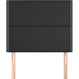 Kopfteile 2 Stk. Schwarz 100x5x78/88 cm Kunstleder Vidaxl