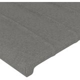 vidaXL - Hoofdborden - 2 - stx5x78/ - cm - stof - donkergrijs