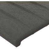 Kopfteile 2 Stk. Dunkelgrau 100x5x78/88 cm Samt Vidaxl