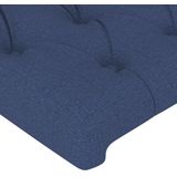 Kopfteile 2 Stk. Blau 80x7x78/88 cm Stoff Vidaxl