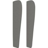 Kopfteil mit Ohren Dunkelgrau 103x23x118/128 cm Stoff Vidaxl