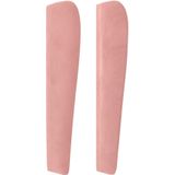 vidaXL - Hoofdbord - met - randen - 103x23x118/ - cm - fluweel - roze