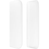 vidaXL - Hoofdbord - met - randenx16x78/ - cm - kunstleer - wit