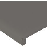 Kopfteil mit Ohren Grau 163x16x78/88 cm Kunstleder Vidaxl