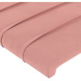 Kopfteil mit Ohren Rosa 147x16x78/88 cm Samt Vidaxl
