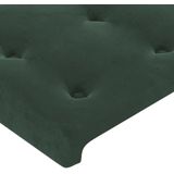 Kopfteil mit Ohren Dunkelgrün 147x16x78/88 cm Samt Vidaxl