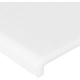 vidaXL Kopfteil mit Ohren Weiß 183x16x118/128 cm Kunstleder