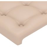 Kopfteil mit Ohren Cappuccino-Braun 103x16x118/128cm Kunstleder Vidaxl
