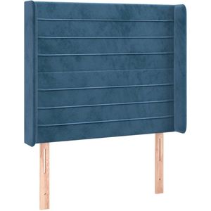 vidaXL-Hoofdbord-met-randen-83x16x118/128-cm-fluweel-blauw