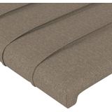 Led Kopfteil Taupe 160x5x78/88 cm Stoff Vidaxl