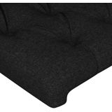 Led Kopfteil Schwarz 180x7x78/88 cm Stoff Vidaxl