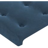 vidaXL LED Kopfteil Dunkelblau 80x5x118/128 cm Samt