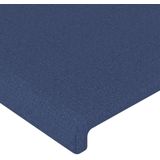 Led Kopfteil Blau 183x16x78/88 cm Stoff Vidaxl