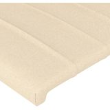 vidaXL LED Kopfteil Creme 103x16x78/88 cm Stoff