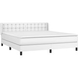 vidaXL-Boxspring-met-matras-kunstleer-wit-180x200-cm