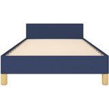 vidaXL Bettgestell ohne Matratze Blau 80x200 cm Stoff