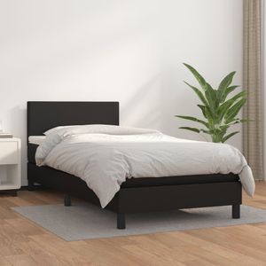 vidaXL-Boxspring-met-matras-kunstleer-zwart-80x200-cm