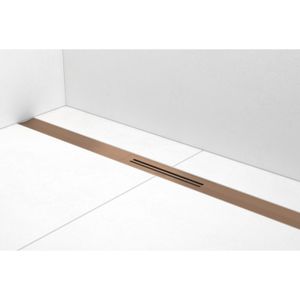 Easy drain R line Clean Color douchegoot 70cm brushed red gold