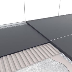 Easy drain Easy turn afschotprofiel links/rechts hoogte 8 tot 32mm zw. et-1300b