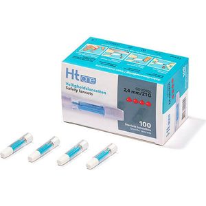 HT One Veiligheidslancetten 2,4 mm - 100 stuks HT One