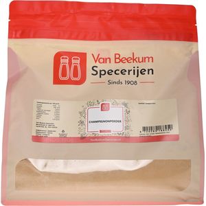 Van Beekum Specerijen - Champignonpoeder - 1 kilo (hersluitbare stazak)