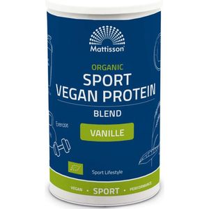 Mattisson - Biologische Sport Vegan Proteïne Blend - Vanille - 500 g