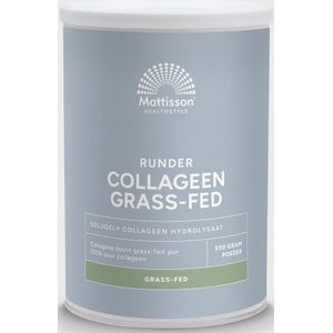 Mattisson - Runder Collageen Poeder Solugel - Grass Fed - 300 Gram
