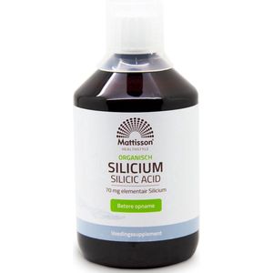 Mattisson - Organisch Silicium 70 mg - Supplement - 1000 ml