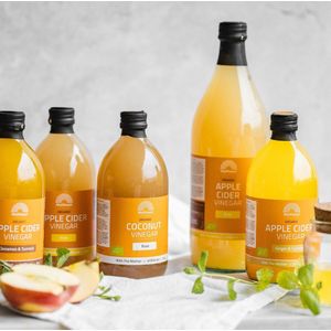 Mattisson - Biologische Apple Cider Vinegar (Appelazijn) - Puur - Vegan & Biologisch Appel Azijn - 1000 ml