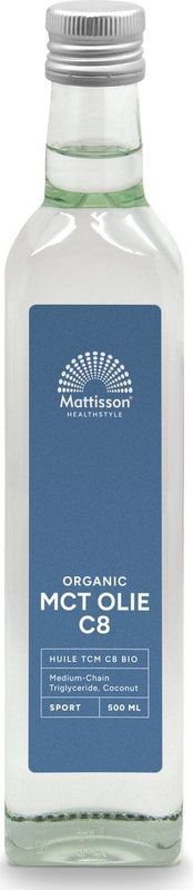 Mattisson - Biologische MCT Olie C8 - 500ml