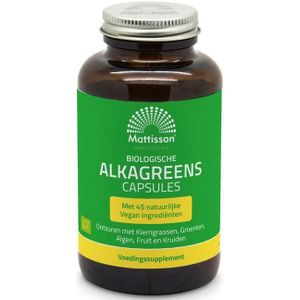 Mattisson - Biologische Alkagreens - 180 capsules