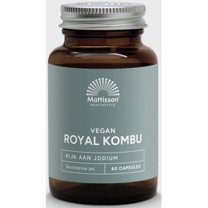 Mattisson - Royal Kombu - Bruinwier - Rijk aan Jodium - 60 Capsules