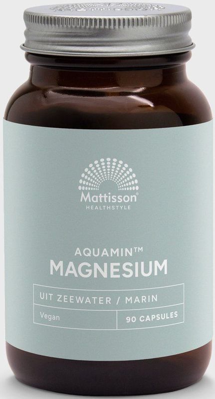 Mattisson - Vegan Aquamin Magnesium - Multi Mineraal Complex - Magnesium Hydroxide - Vegan Voedingssupplemet - 90 Capsules