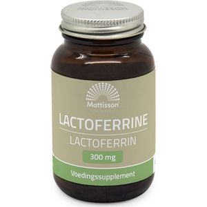 Mattisson - Lactoferrine 95% 300mg - Lichaamseigen Ijzerbindend Eiwit - Supplement - 30 Capsules