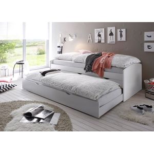 Nessi - Kajuitbed - Wit - 90 x 200 cm - 3 Opberglades