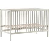 Cabino Baby Bed / Ledikant Mees 60x120 cm Verstelbare Bodem - Wit