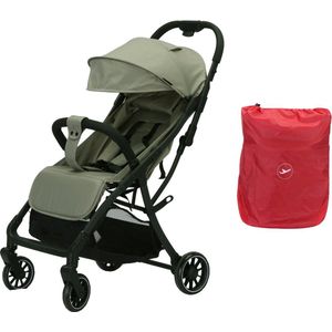 X Adventure Ranger Compact Buggy / Plooibuggy tot 22 kg Lichtgewicht & Compact voor het vliegtuig - Groen