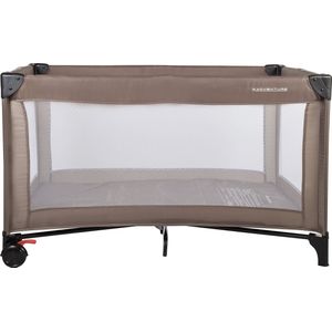 X Adventure Inklapbaar Campingbedje / Reisbed Twist - One Hand Fold- 120 x 60 cm - Taupe