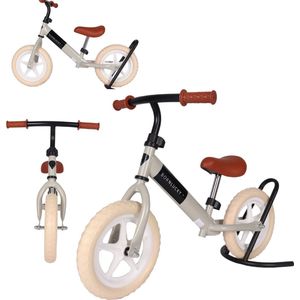 Born Lucky Loopfiets Balance Bike Olijf