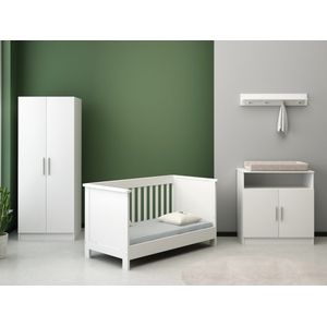 Born Lucky - Meegroei Babykamer Texas - Wit - 3 Delig