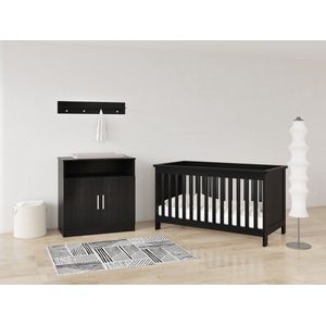 Cabino - Tucson - Babykamer - Zwart - 2 Delig - Meegroei