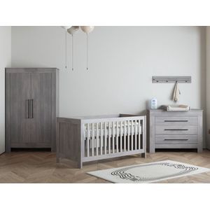 Cabino - Nevada - Meegroei Babykamer - Grijs - 3 Delig