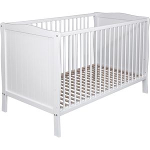 Cabino - Meegroei Ledikant - Wit - Inclusief Lade en Veiligheidsrekje